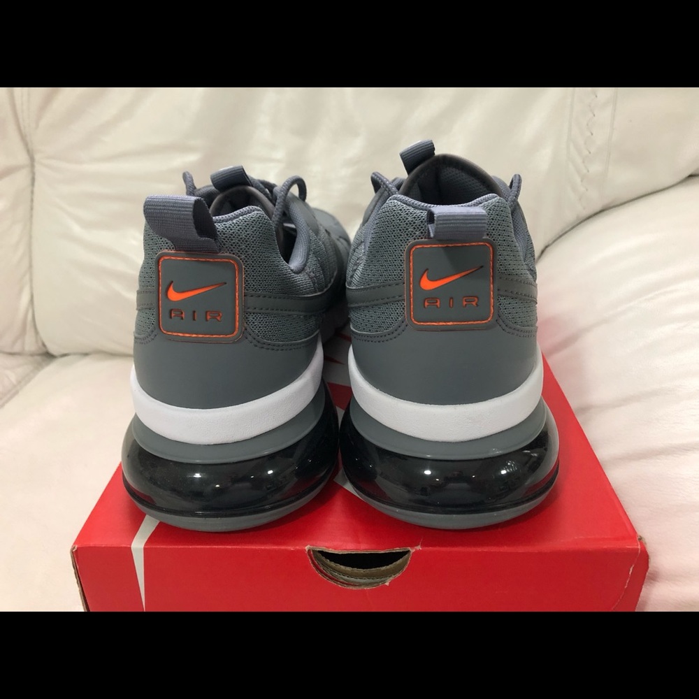 Nike Air Max 270 Futura Cool Grey White Orange New - Picture 5 of 6